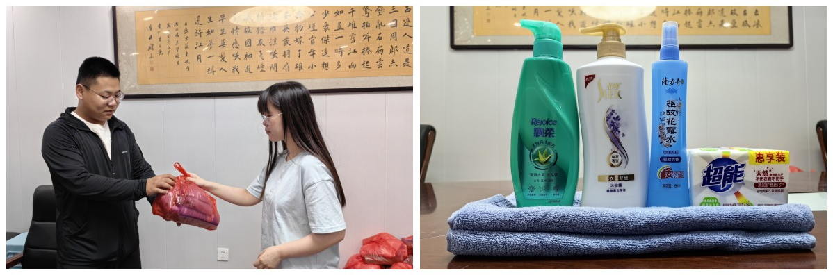 炎炎夏日送清涼 市監(jiān)理咨詢有限公司為全體員工發(fā)放防暑降溫物資